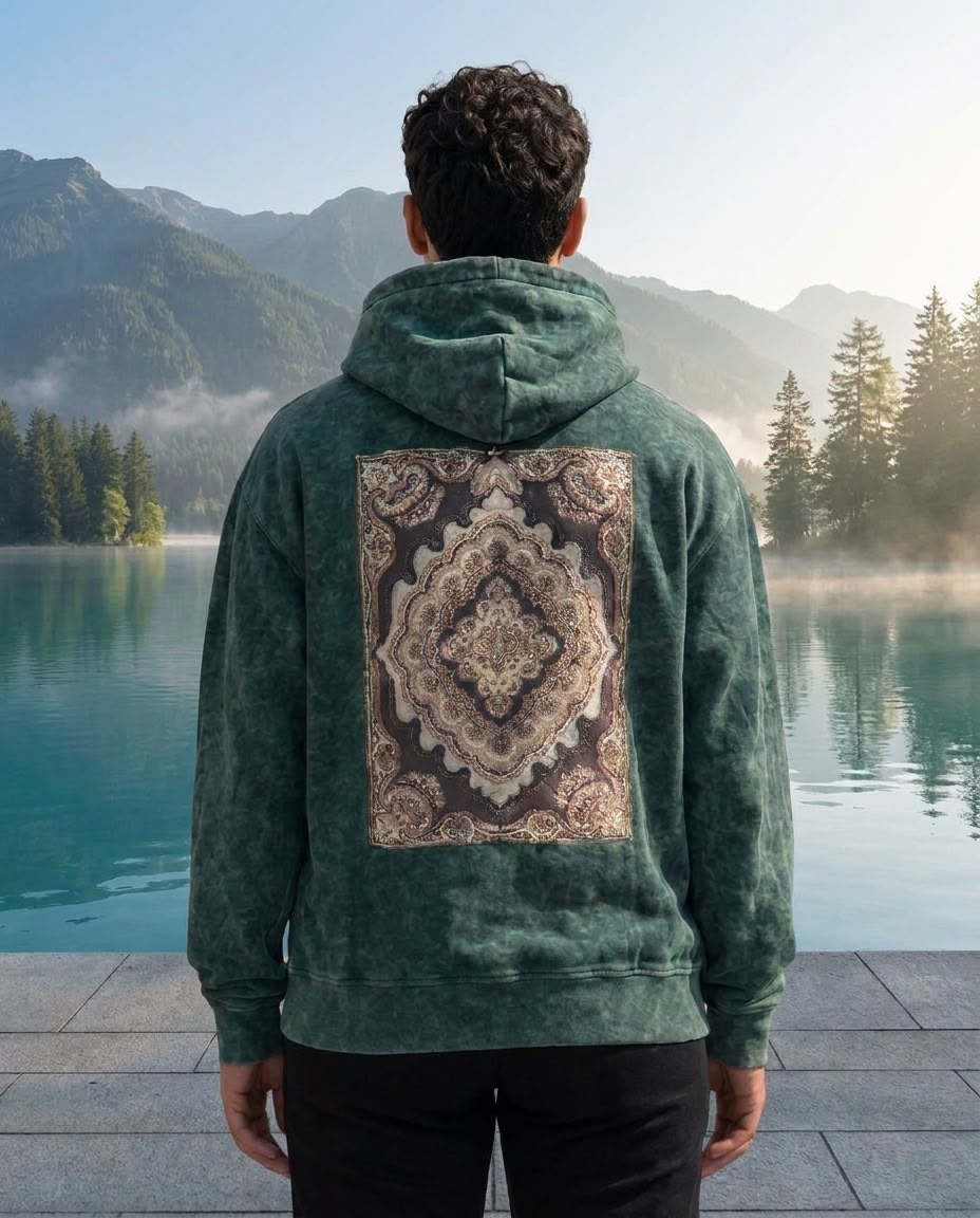 🇹🇷 Hoodie Homme Tissu Turc — Un Look Premium au Quotidien